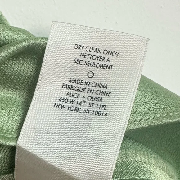 Alice + Olivia Cowl Neck Tank with Chains in Seafoam - Picture 6 of 11